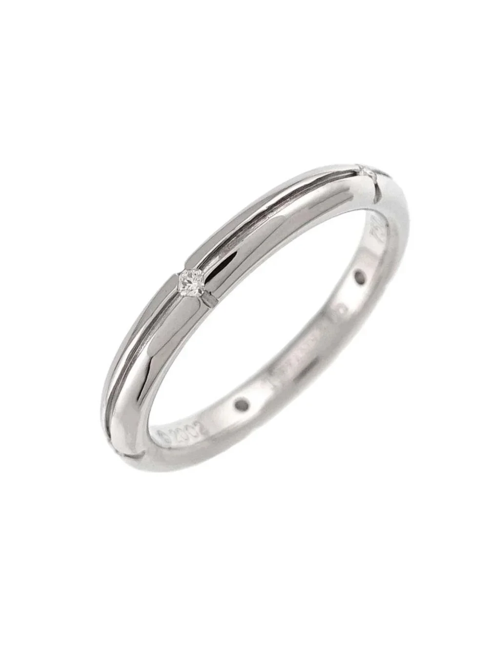 Tiffany & Co Streamerica Ring Diamond 18k WG White Gold 750